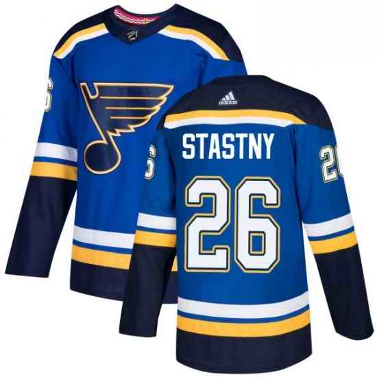 Mens Adidas St Louis Blues #26 Paul Stastny Premier Royal Blue Home NHL Jersey