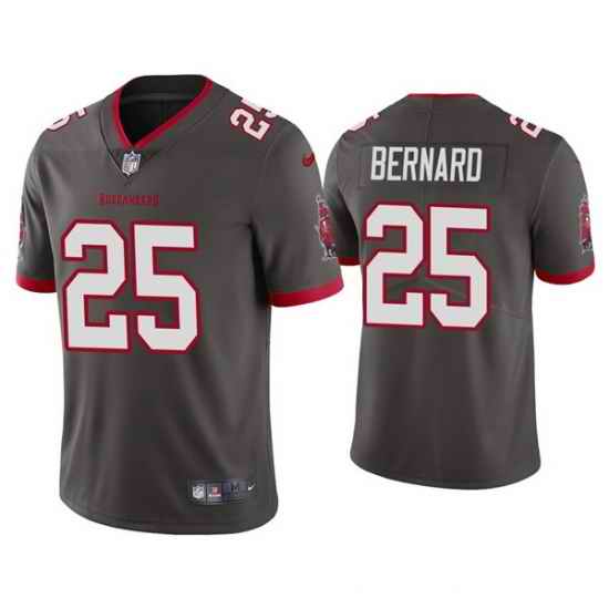Men Tampa Bay Buccaneers #25 Giovani Bernard Gray Vapor Untouchable Limited Stitched Jersey