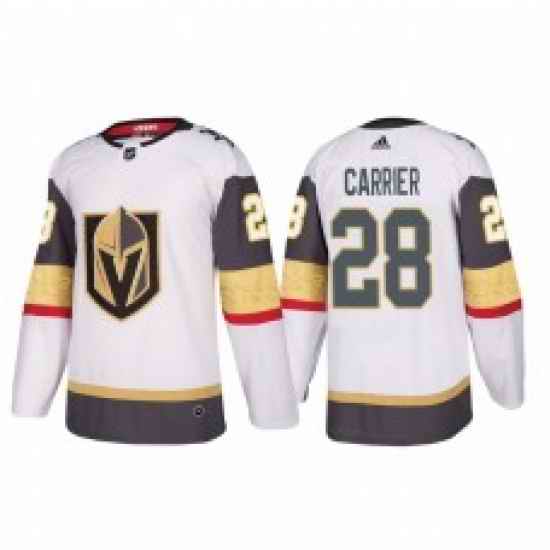 Vegas Golden Knights #28 William Carrier White Jersey