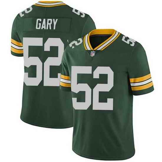 Men Green Bay Packers #52 Rashan Gary Green Stitched Football Jersey