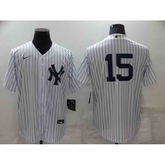 Men New York Yankees #15 Thurman Munson White Cool Base Stitched Baseball jersey
