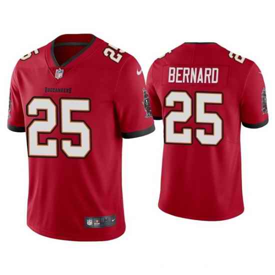 Men Tampa Bay Buccaneers #25 Giovani Bernard Red Vapor Untouchable Limited Stitched Jersey