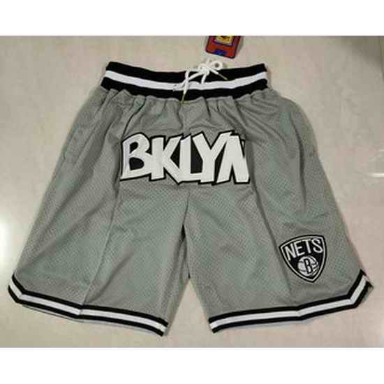Brooklyn Nets Basketball Shorts 010