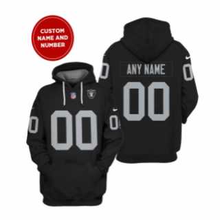 Men%27s Las Vegas Raiders Active Player Black Custom 2021 Pullover Hoodie