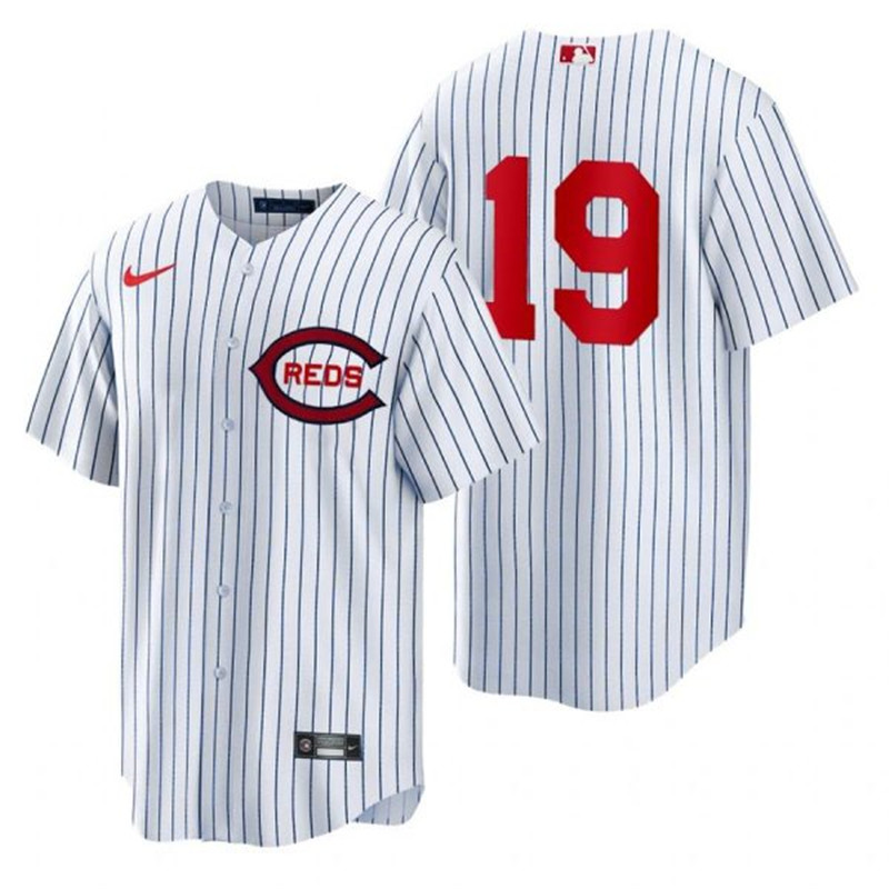 Reds #19 Joey Votto White Nike 2022 Field of Dreams Cool Base Jersey