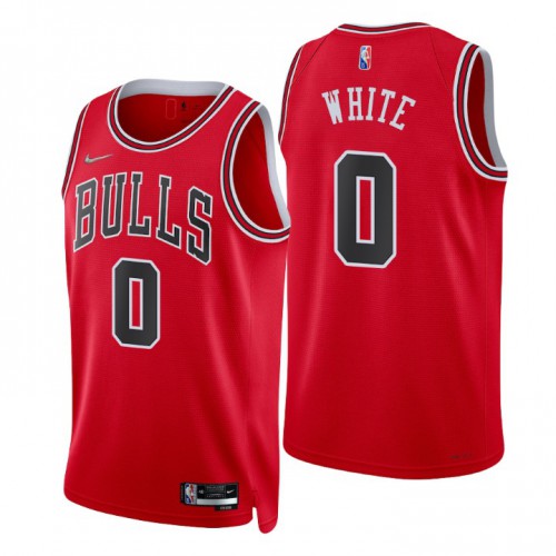 Nike Chicago Bulls #0 Coby White Red Men’s 2021-22 NBA 75th Anniversary Diamond Swingman Jersey – Icon Edition Men’s