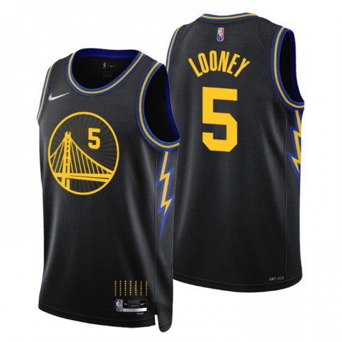 Golden State Golden State Warriors #5 Kevon Looney Men’s Nike Black 2021/22 Swingman NBA Jersey – City Edition Men’s