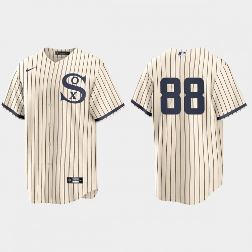 Chicago Chicago White Sox #88 Luis Robert Men’s Nike White 2021 Field of Dreams Game MLB Jersey Men’s