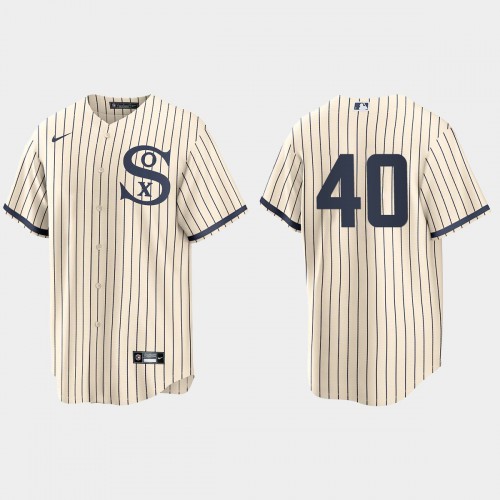 Chicago Chicago White Sox #40 Reynaldo Lopez Men’s Nike White 2021 Field of Dreams Game MLB Jersey Men’s