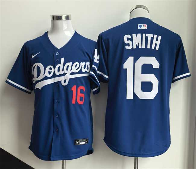 Men%27s Los Angeles Dodgers #16 Will Smith Royal Limited Stitched Jersey