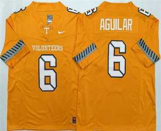 Men%27s Tennessee Volunteers #6 Joey Aguilar Limited Orange 2025 College Football Jersey
