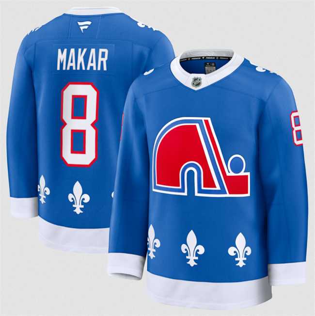 Men%27s Colorado Avalanche #8 Cale Makar Blue 2025 Alternate Stitched Jersey Dzhi