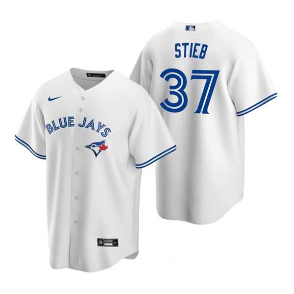 Mens Toronto Blue Jays #37 Dave Stieb Stitched Nike White Home Jersey Dzhi