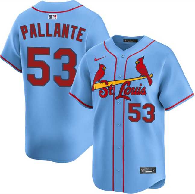 Men%27s St. Louis Cardinals Blank Black Lights Out Limited Stitched Jersey Dzhi