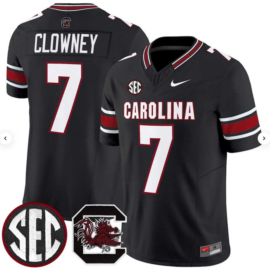 Men%27s South Carolina Fighting Gamecocks #7 Jadeveon Clowney Black 2026 F.U.S.E. Stitched Nike Jersey Dzhi
