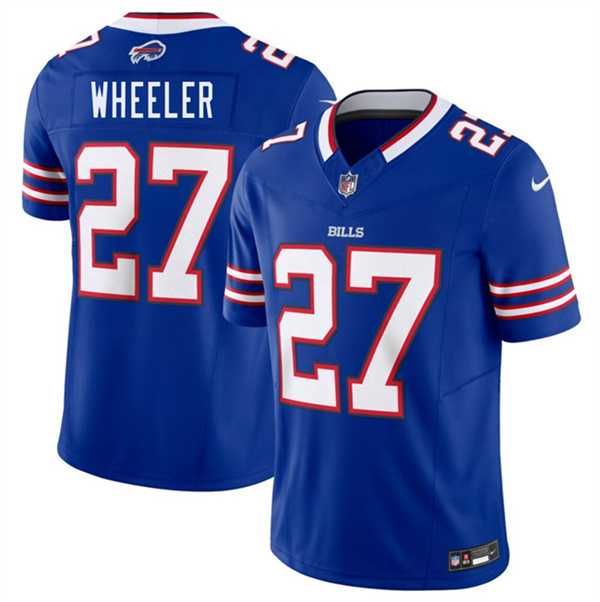 Men%27s Buffalo Bills #27 Ian Wheeler Blue 2026 F.U.S.E. Vapor Untouchable Limited Stitched Jersey