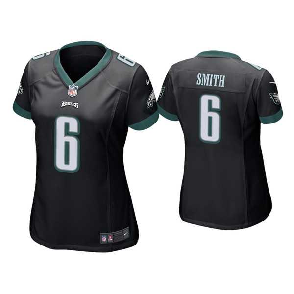 Women%27s Philadelphia Eagles #6 DeVonta Smith Black Vapor Untouchable Limited Stitched Jersey(Run Small) Dzhi