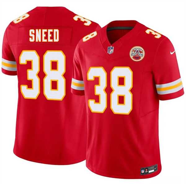 Men%27s Kansas City Chiefs #38 L%27Jarius Sneed Red 2026 F.U.S.E. Vapor Untouchable Limited Stitched Jersey