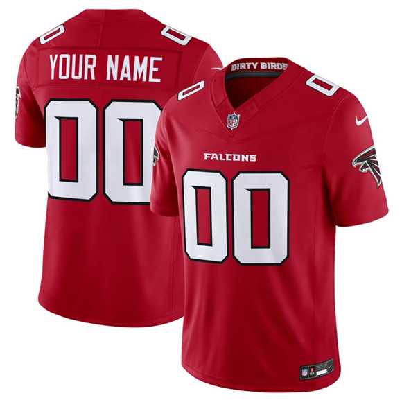 Men%27s Atlanta Falcons Active Player Custom Red 2026 New F.U.S.E. Vapor Untouchable Limited Football Stitched Jersey