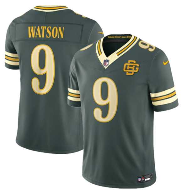 Men%27s Green Bay Packers #9 Christian Watson Dark Green 2026 F.U.S.E. Rivalries Collection Limited Stitched Jersey Dzhi