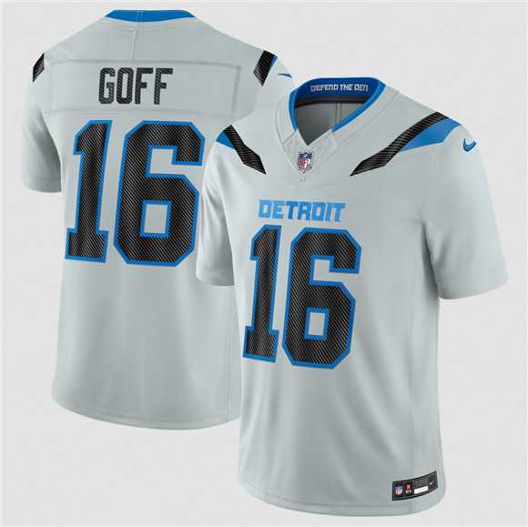 Youth Detroit Lions #16 Jared Goff Silver 2026 F.U.S.E. Rivalries Collection Limited Stitched Jersey Dzhi