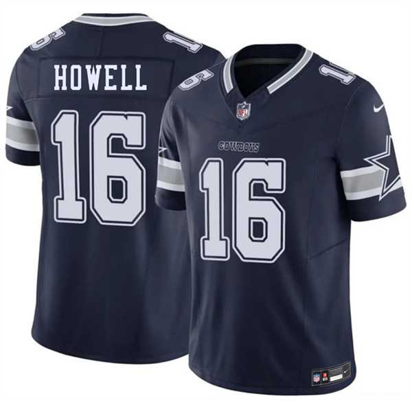 Men%27s Dallas Cowboys #16 Sam Howell Navy 2026 F.U.S.E. Vapor Untouchable Limited Stitched Jersey