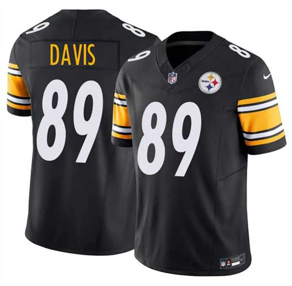 Men%27s Pittsburgh Steelers #89 Joaquin Davis Black 2026 F.U.S.E. Vapor Limited Stitched Jersey
