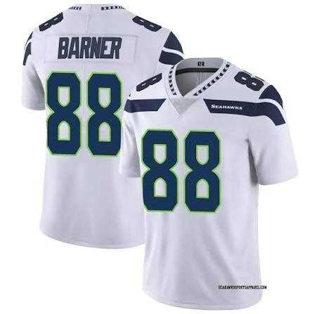 Men%27s Seattle Seahawks #88 AJ BARNER White 2026 F.U.S.E. Vapor Untouchable Limited Stitched Jersey Dzhi