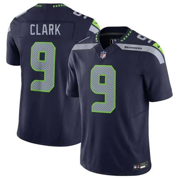 Men%27s Seattle Seahawks #9 Bud Clark Navy 2026 Draft F.U.S.E. Vapor Untouchable Limited Stitched Jersey