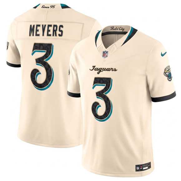 Men%27s Jacksonville Jaguars #3 Jakobi Meyers Cream 2026 F.U.S.E. Rivalries Collection Limited Stitched Jersey Dzhi