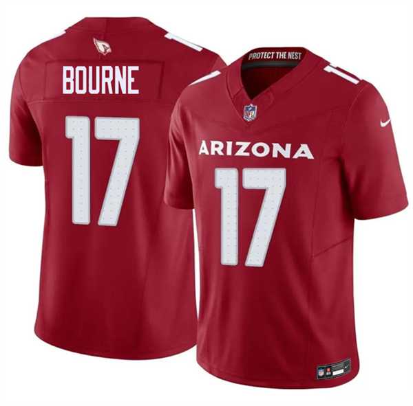 Men%27s Arizona Cardinals #17 Kendrick Bourne Red 2026 F.U.S.E. Vapor Untouchable Limited Stitched Jersey Dzhi
