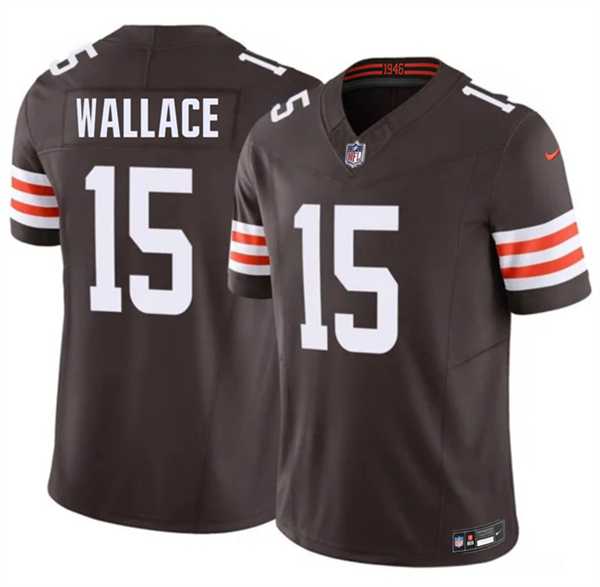 Men%27s Cleveland Browns #15 Tylan Wallace Brown 2026 F.U.S.E. Vapor Limited Stitched Jersey Dzhi