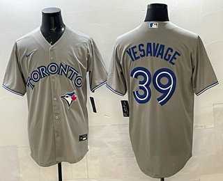 Men%27s Toronto Blue Jays #39 Trey Yesavage Grey Limited Jersey