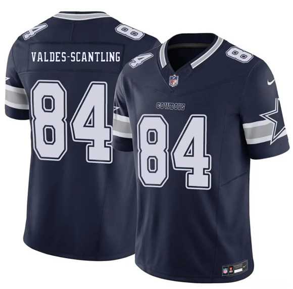 Men%27s Dallas Cowboys #84 Marquez Valdes-Scantling Navy 2026 F.U.S.E. Vapor Untouchable Limited Stitched Jersey Dzhi