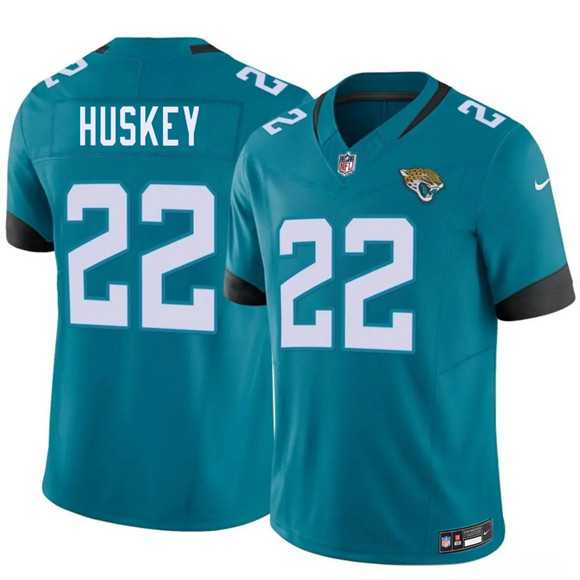 Men%27s Jacksonville Jaguars #22 Jalen Huskey Teal 2026 Draft F.U.S.E. Vapor Untouchable Limited Stitched Jersey Dzhi