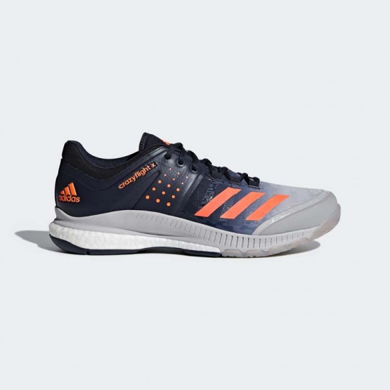 Mens Legend Ink/Grey Adidas Crazyflight X Volleyball Shoes 678DARGW