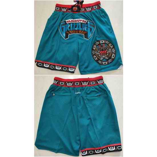 Memphis Grizzlies Basketball Shorts 009