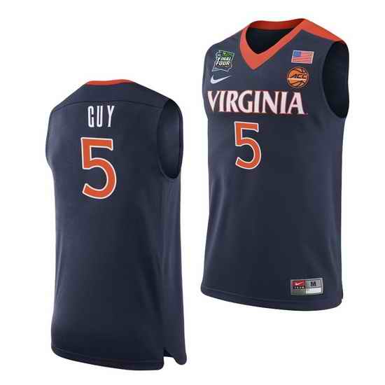 Virginia Cavaliers Kyle Guy Navy Home Men'S Jersey