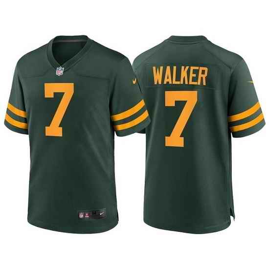 Men Green Bay Packers #7 Quay Walker Green Stitched Football Jersey