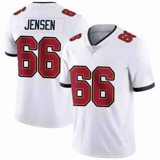 Youth Nike Tampa Bay Buccaneers #66 Ryan Jensen White Vapor Limited Jersey