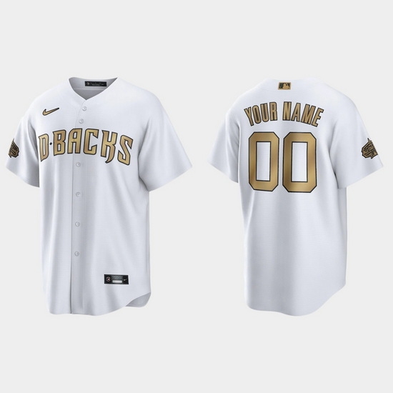 Men Women Youth Custom Arizona Diamondbacks 2022 Mlb All Star Game White Replica Jersey