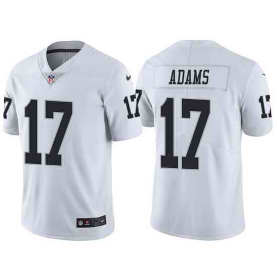 Men Las Vegas Raiders #17 Davante Adams White Vapor Limited Stitched jersey