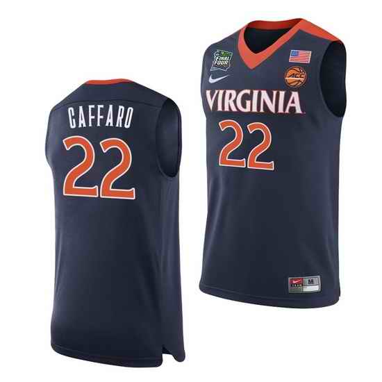 Virginia Cavaliers Francisco Caffaro Navy Home Men'S Jersey