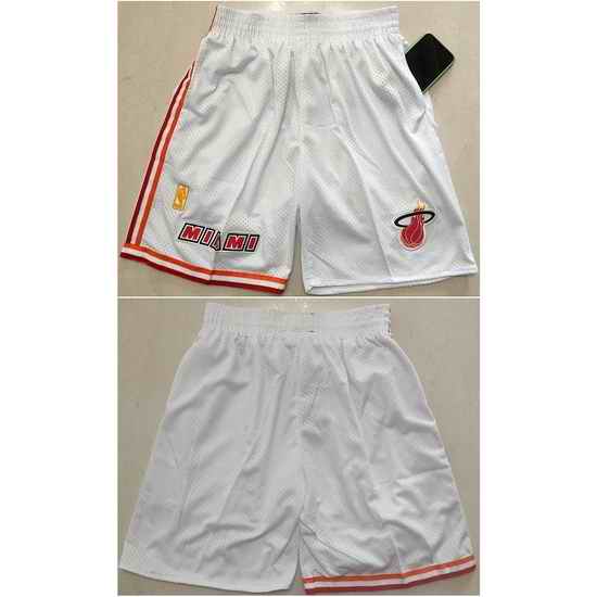 Miami Heat Basketball Shorts 034