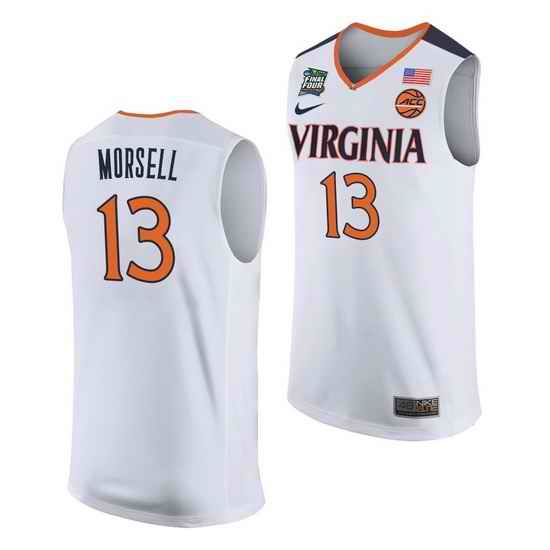 Virginia Cavaliers Casey Morsell White Away Men'S Jersey