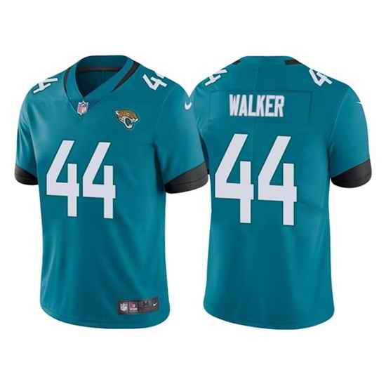 Men Jacksonville Jaguars #44 Travon Walker Teal Vapor Untouchable Limited Stitched Jersey