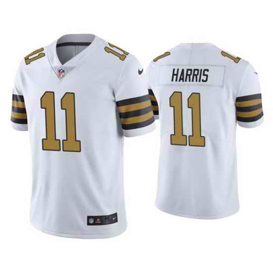 Men Saints #11 Deonte Harris Color Rush Jersey