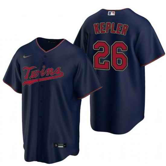 Men Minnesota Twins #26 Max Kepler Navy Cool Base Stitched Jerse