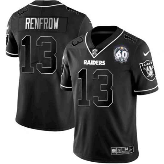 Men Las Vegas Raiders #13 Hunter Renfrow Black Shadow Vapor Limited Stitched Jersey