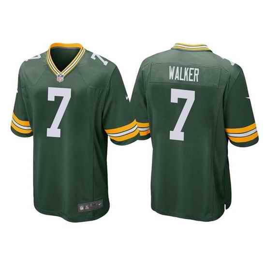 Men Green Bay Packers #7 Quay Walker Green Stitched Football Jerseyy